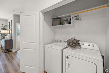 Washer dryer in unit